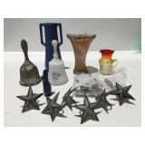 Bells napkin rings vases