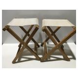 Vintage fishing chairs
