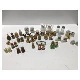 Salt and pepper shakers & toothpick holders