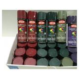 23 Krylon spray paint