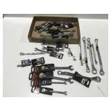 New wrenches gear wrenches open and box wrenches