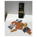 Vintage cigarette paper dispenser, and cigarette