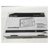 Cooper lighting APX Thermoplastic exit sign