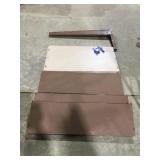 Small metal shelf