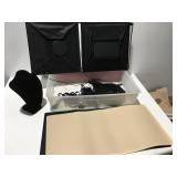 Lighted photo box, plastic mats and