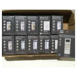 In wall electrical timers