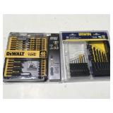 Dewalt 40 pcs impact set & Irwin15 pcs drill bit