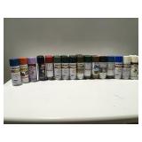 Spray paint cans