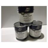 3 gallons Deft clear wood finish