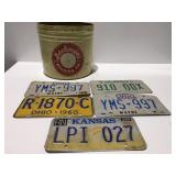 1960 Ohio license plate and more