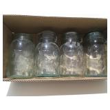Vintage Atlas blue jars