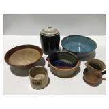 Pottery items