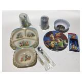 Winnie the Pooh & toy story dish sets