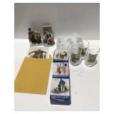 Norman Rockwell glassware mugs figurines & prints