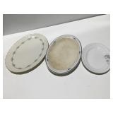 3 serving platters