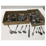 Vintage, flatware and servings items