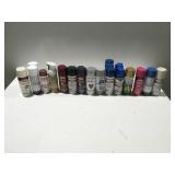 Spray paint cans