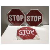 Metal stop signs 18 inch