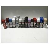Spray paint cans