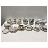 Tea cup and saucerï¿½s mustache cups