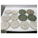 Corner, stone dishes, and spongeware dishes