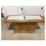 Hallway end of the bed table? 50" x 25"