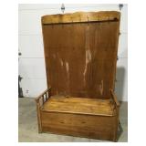 Seated hall tree 72" x 48"