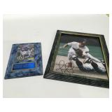 Omar Vizquel signed picture Eddie George rookie
