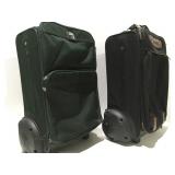 2 American tourist luggage