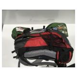 Coleman tent sleeps 4 in a backpack condition