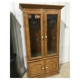 Wood gun cabinet 36" x 74"No keys