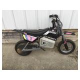 Razor, electric small motorcycle Condition,