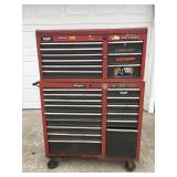 Craftsman large toolbox with contents 41" x 61"