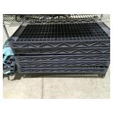 Plastic shelf 3 x 24"