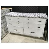 Painted dresser 56 inches