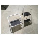 One step and two step ladders