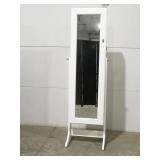 Standing mirrorjewelry cabinet with jewelry 57"