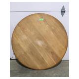 42" wood round table top