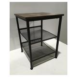 Small table with shelves 15 1/2" x 15 1/2" x 21