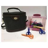 Pierre Cardin, case and crafting scissors
