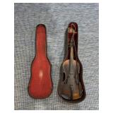 Violin in case