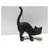 Black cast iron cat