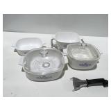 Corning ware casserole pans