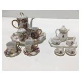 Miniature glass tea sets