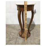Marble top plant stand