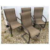 4 outdoor chairs