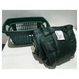 Exxcel outdoors, sleeping bag Rubbermaid clothes,