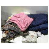 Sleeping bag and blankets