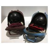 Bowling balls, shoes in bags