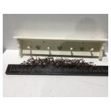 Wood shelf and sign decor